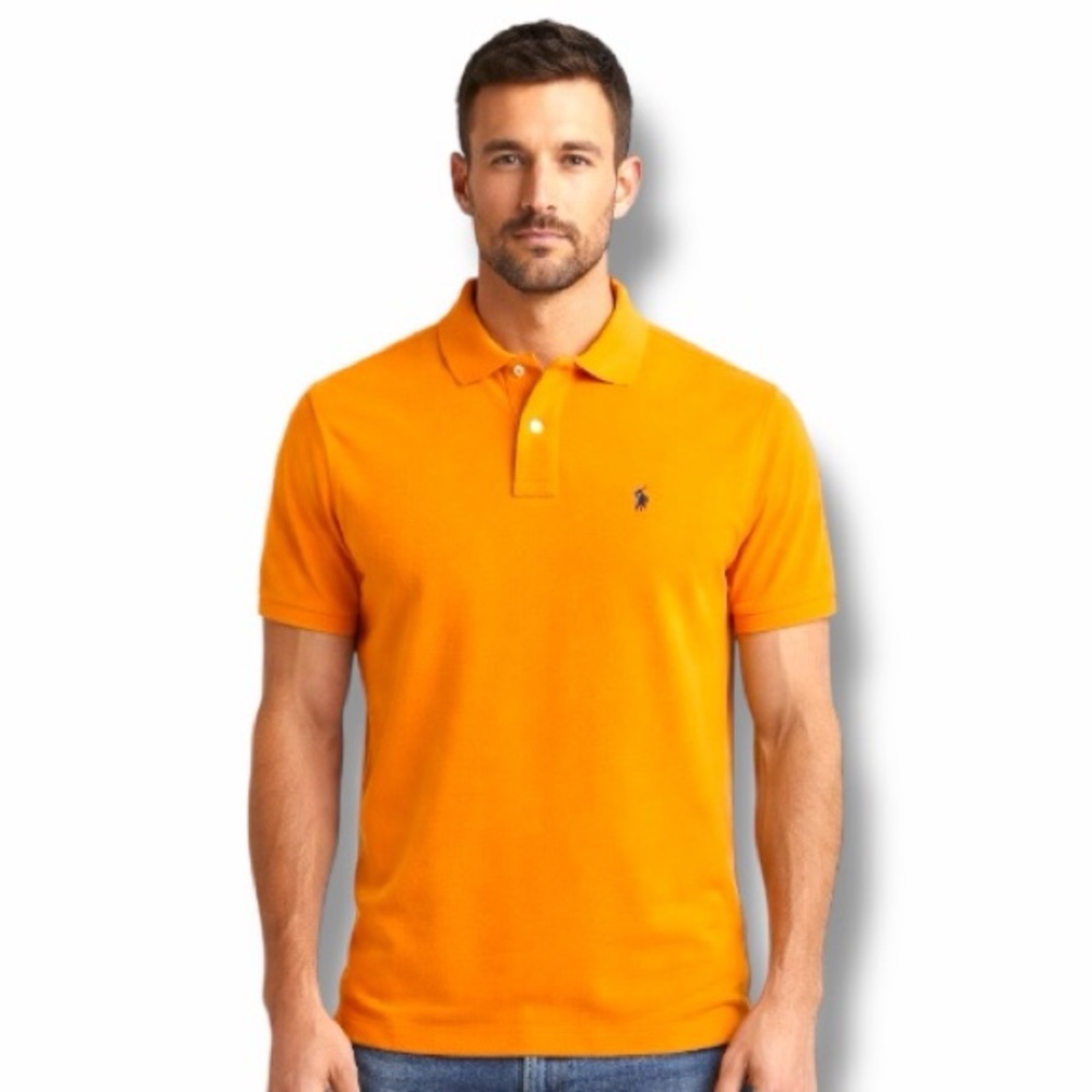 Polo Ralph Lauren Men’s Pima Soft Touch Polo Shirt Orange M
